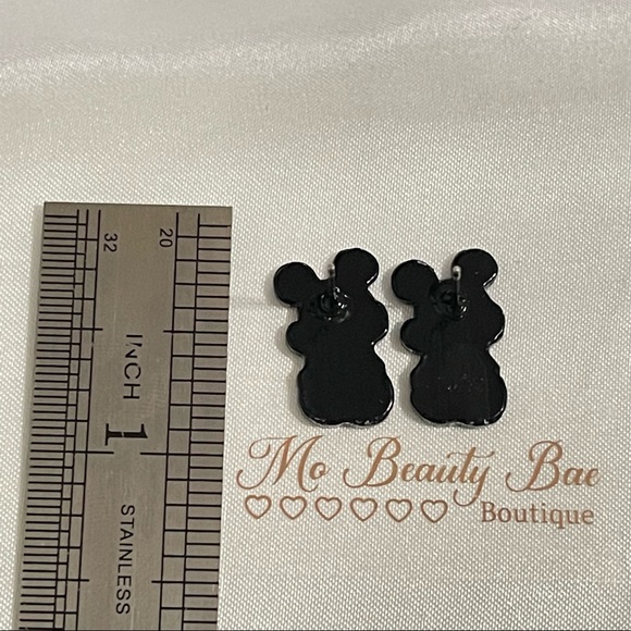 Mickey Mouse Stud Earrings - Picture 2 of 5